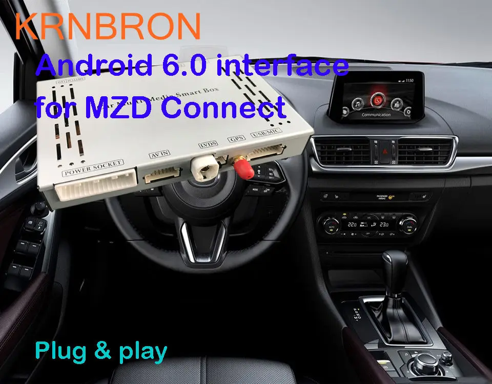 Android видео интерфейс навигатор коробка для Mazda 2 3 6 8 10 10|dvb-t2 module|tv dvb-t2module tv |