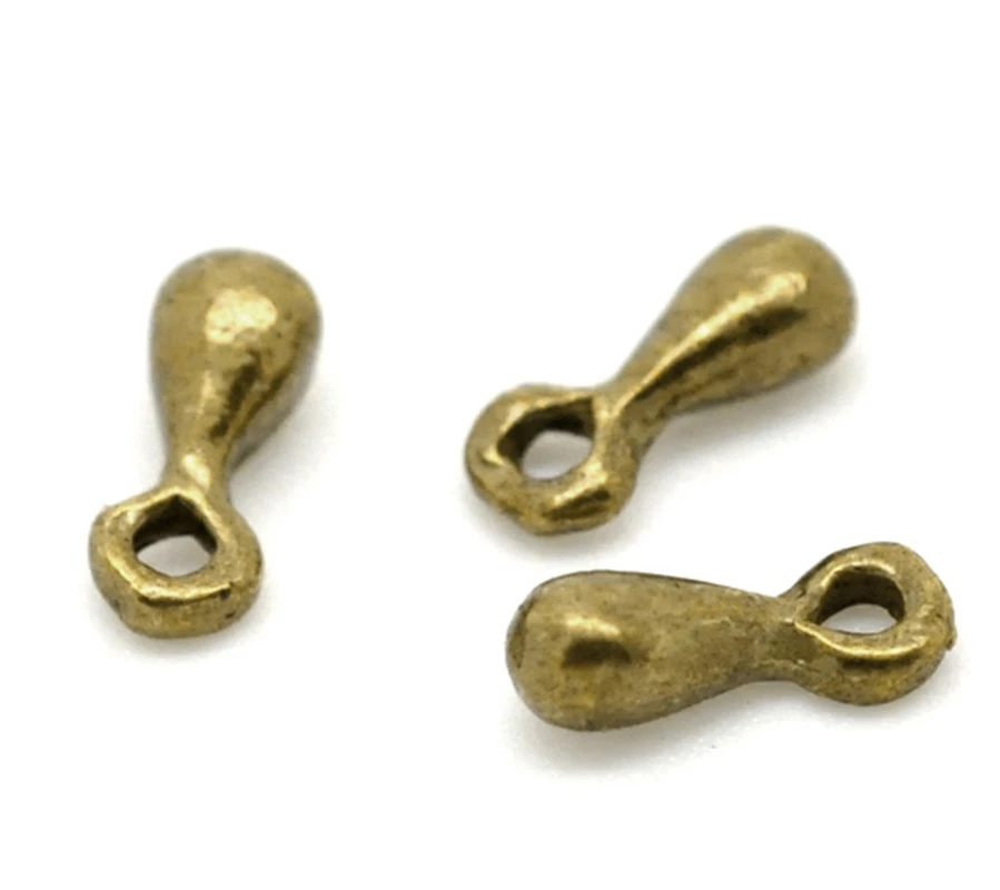 DoreenBeads 200 Бронзовые Подвески 7x3 мм(B15080), иу
