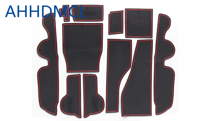 

Non-Slip Car Door Gate Slot Mats Cup Armrest Storage Pad For GLC200 GLC260 GLC300