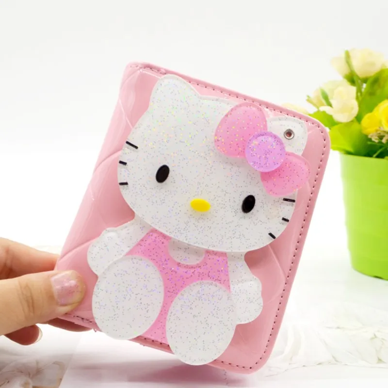 Женский маленький кошелек с аниме Hello Kitty Роскошный от известного бренда женские