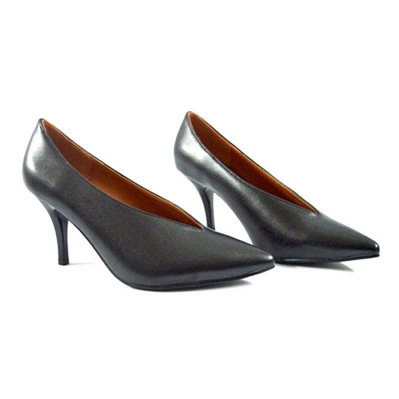 Уличная мода zapatos mujer коллекция 2019 года туфли лодочки с v образным вырезом и острым