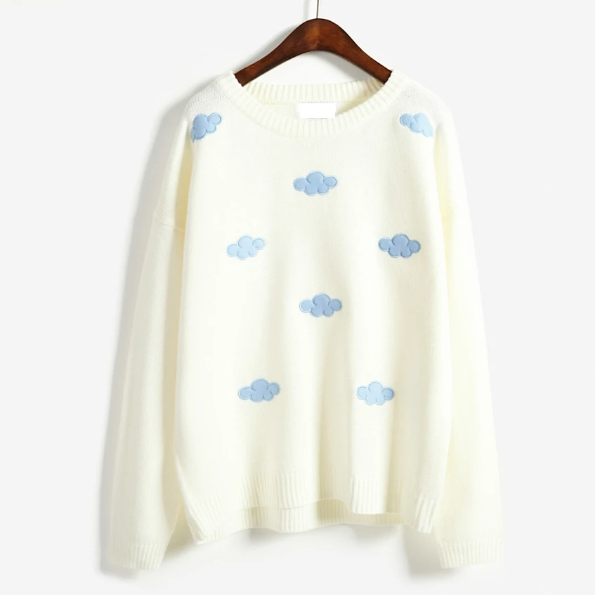 Женские свитера и пуловеры 2023 новые зимние пальто в Корейском стиле кавайная