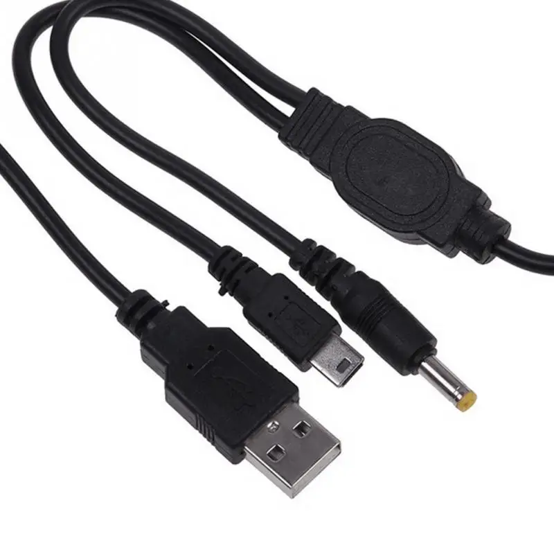 2 в 1 USB передачи данных зарядное устройство кабель для psp 1000 2000 3000 Черный#0814