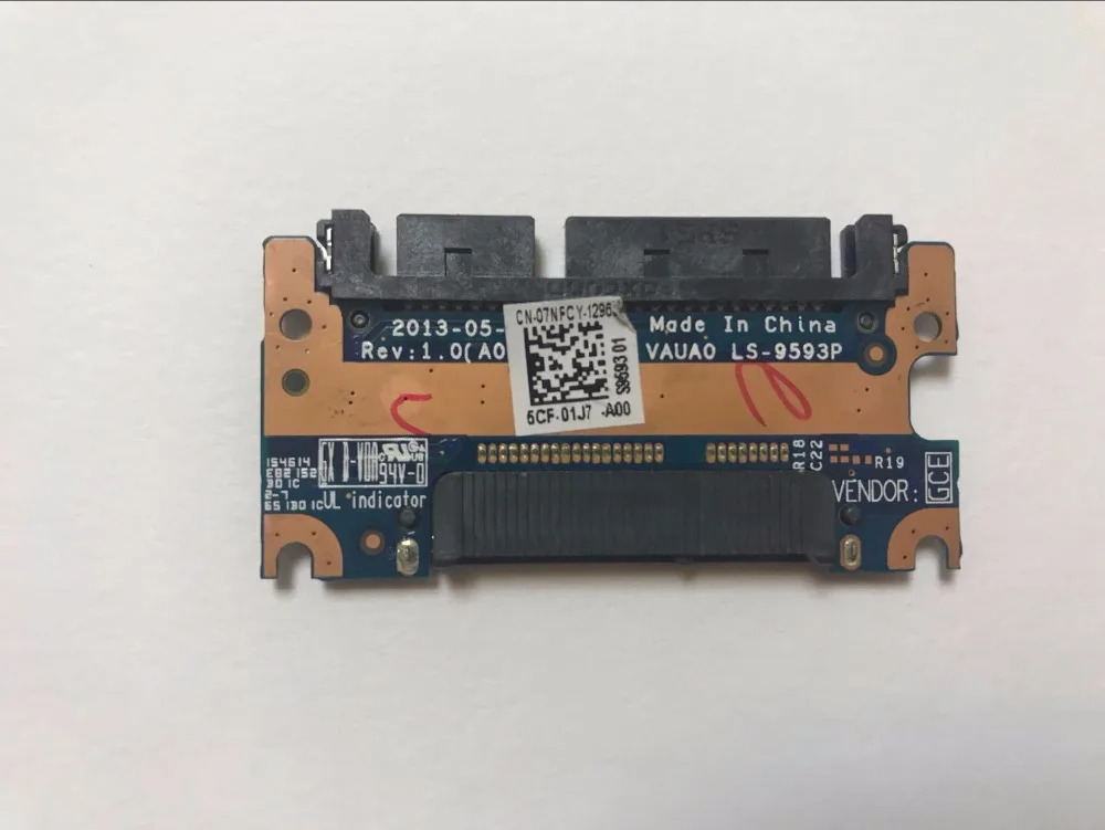 Оригинальный Новый wzsm для Dell для Latitude E7440 SATA разъем для жесткого диска 7NFCY LS-9593P