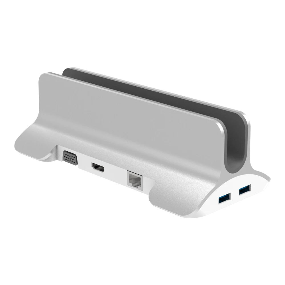 Usb C концентратор с держателем для ноутбука адаптер мульти Тип к HDMI совместимый Vga