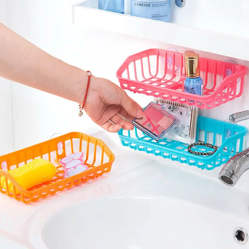 FHEAL кухня двойной присоске раковина полка губка для мыла стока стойки присоски