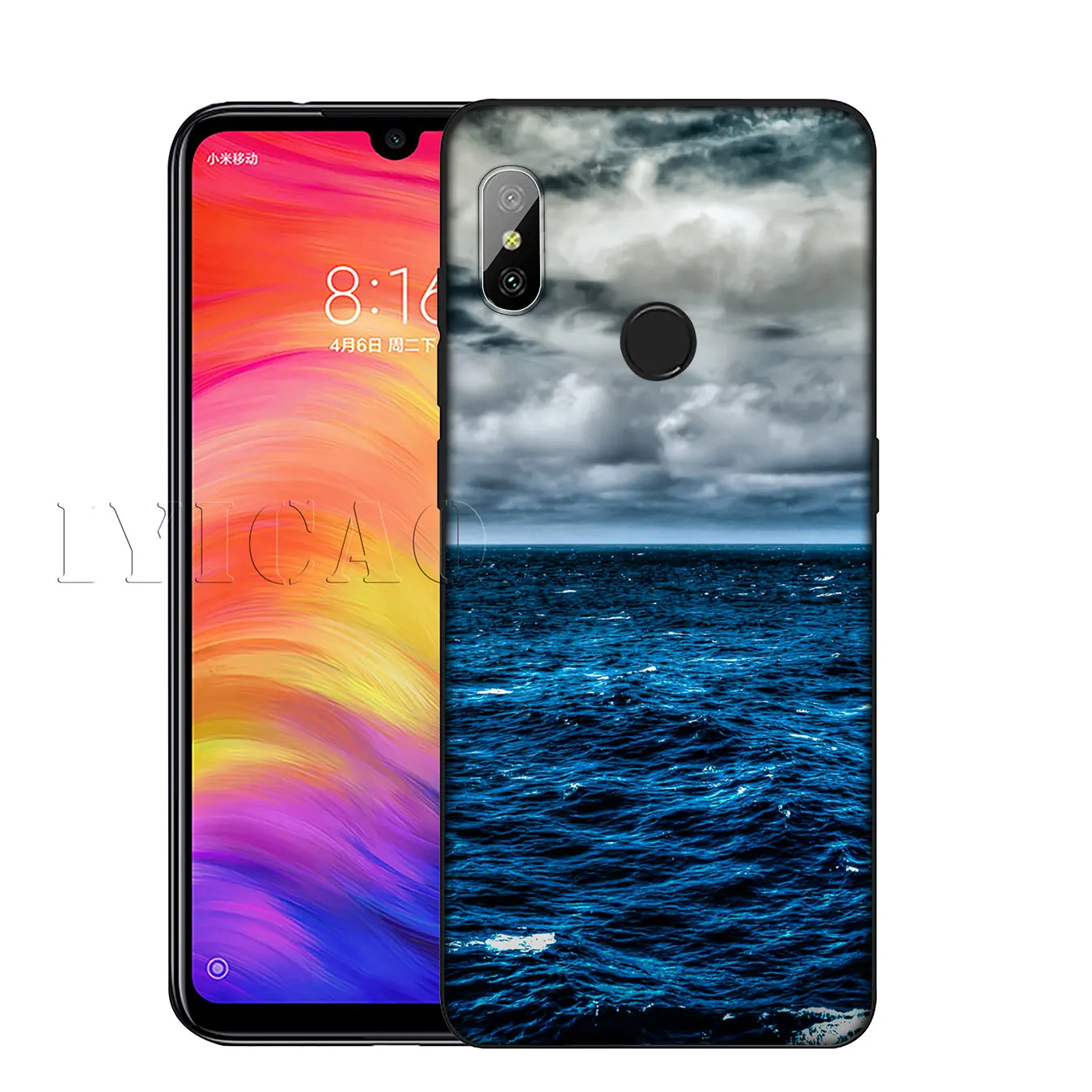 IYICAO Морской спрей Мягкий силиконовый чехол для телефона Xiaomi Mi 10 9 9T CC9 CC9E 8 SE A3 Pro A1 A2