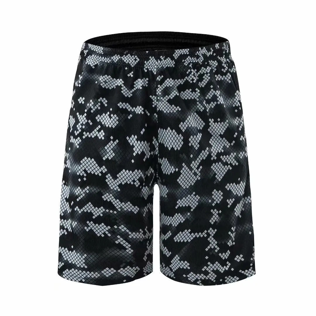 Men Basketball Shorts Sports Running Shorts Jersey Basket Sportswear Elastic Loose Training Competition Fitness Shorts