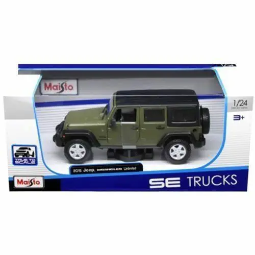 MAISTO грузовики 1:24 весы 2015 Jeep WRANGLER Limited литье под давлением модель автомобиля Новый