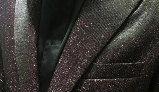 S-5XL Hot / Spring Men's New Fashion High-end bright silk suit DJ singer costume | Мужская одежда