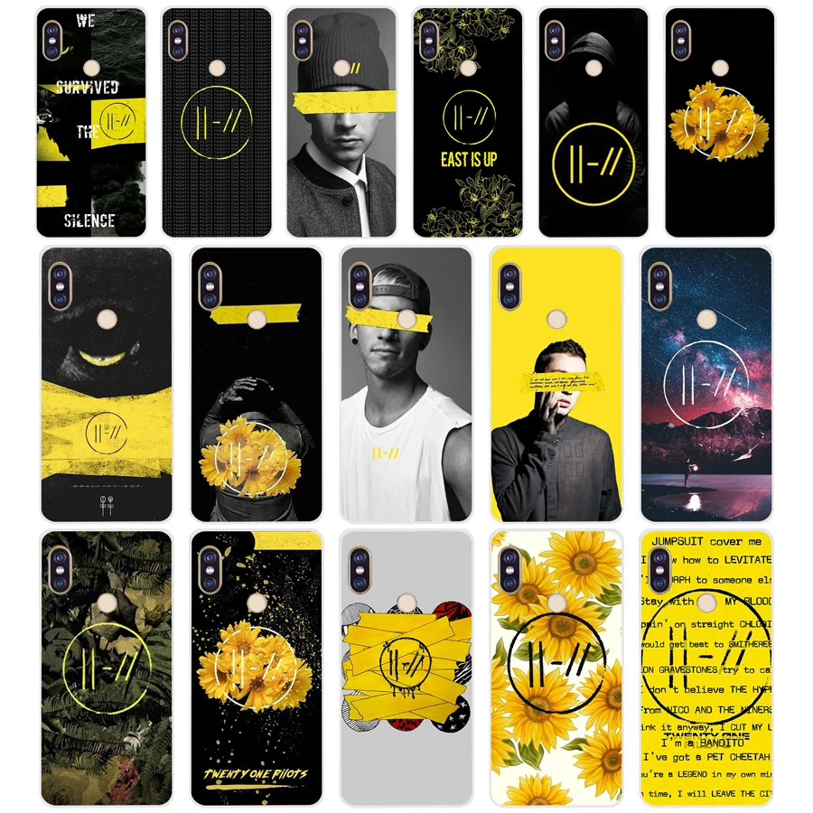 147 ZX HyrCase Twenty One Pilots 21 ТПУ Мягкий силиконовый чехол для телефона Xiaomi Redmi Note 4 4X 5 7 6 pro
