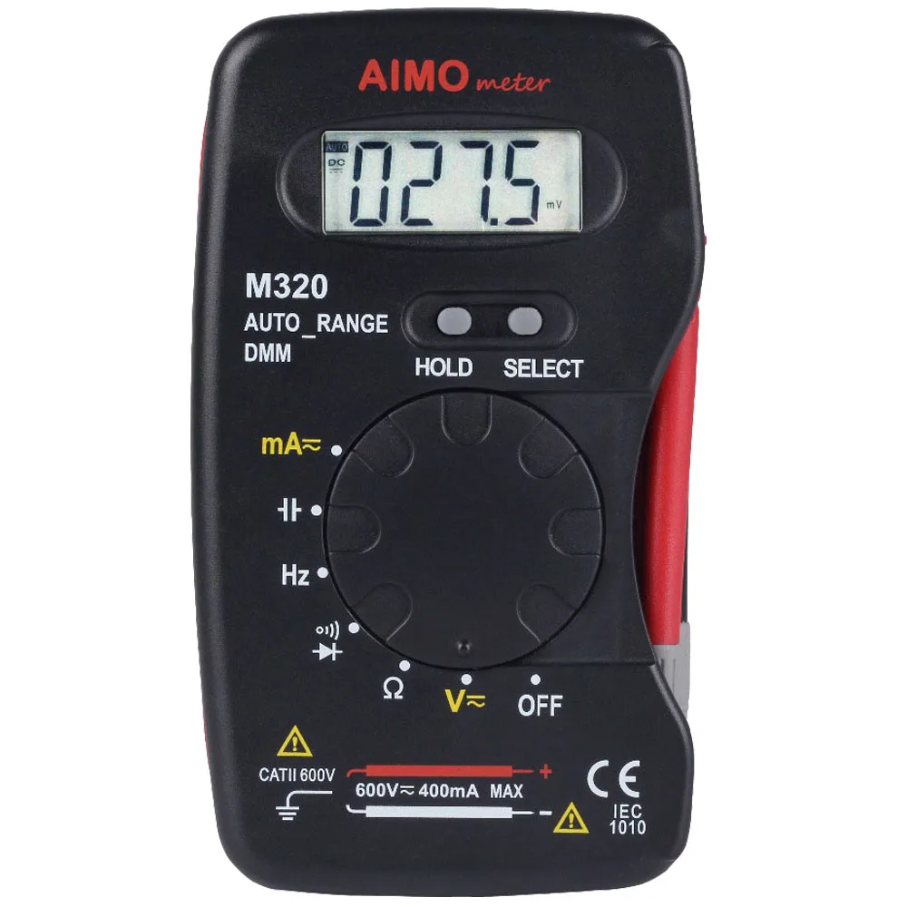 AIMO M320 4000 Counts Auto Range Small Handheld Digital Multimeter DMM Frequency Capacitance current Resistance diode Measurer |