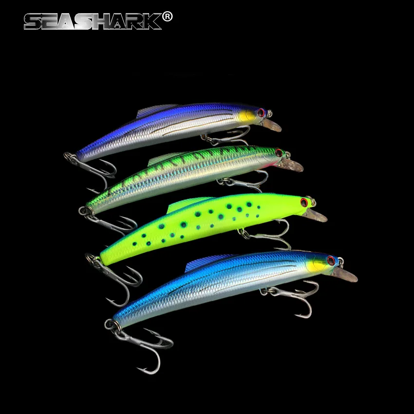 Minnow Fishing Lure Hard Plastic 1PCS 96g/20cm Big Crankbait Artificial Bait Peche Bass Trolling Pike Carp lures Accessories | Спорт и