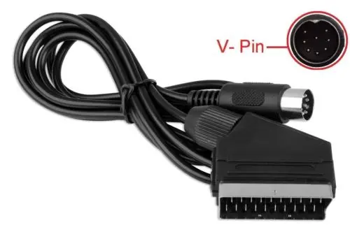Сменный кабель Scart 1 8 м для Sega Megadrive Genesis Master System RGB AV Scart|av scart cable|cable forscart av cable |