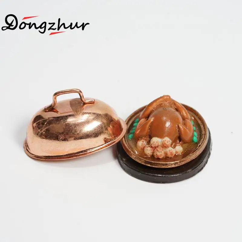 Dongzhur миниатюрный кукольный домик еда на День Благодарения с чехлом индейки