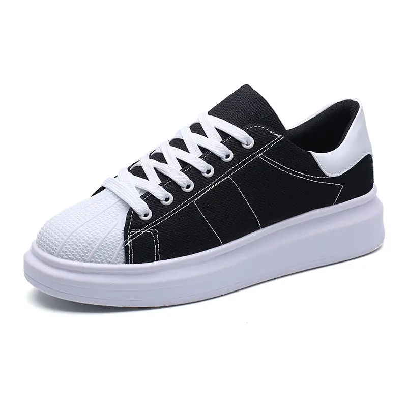 

MIUBU Brand Summer Men Casual Canvas Shoes High Quality Men Flats Shoes Breathable Fashion Zapatos Hombre Lace-Up Footwear