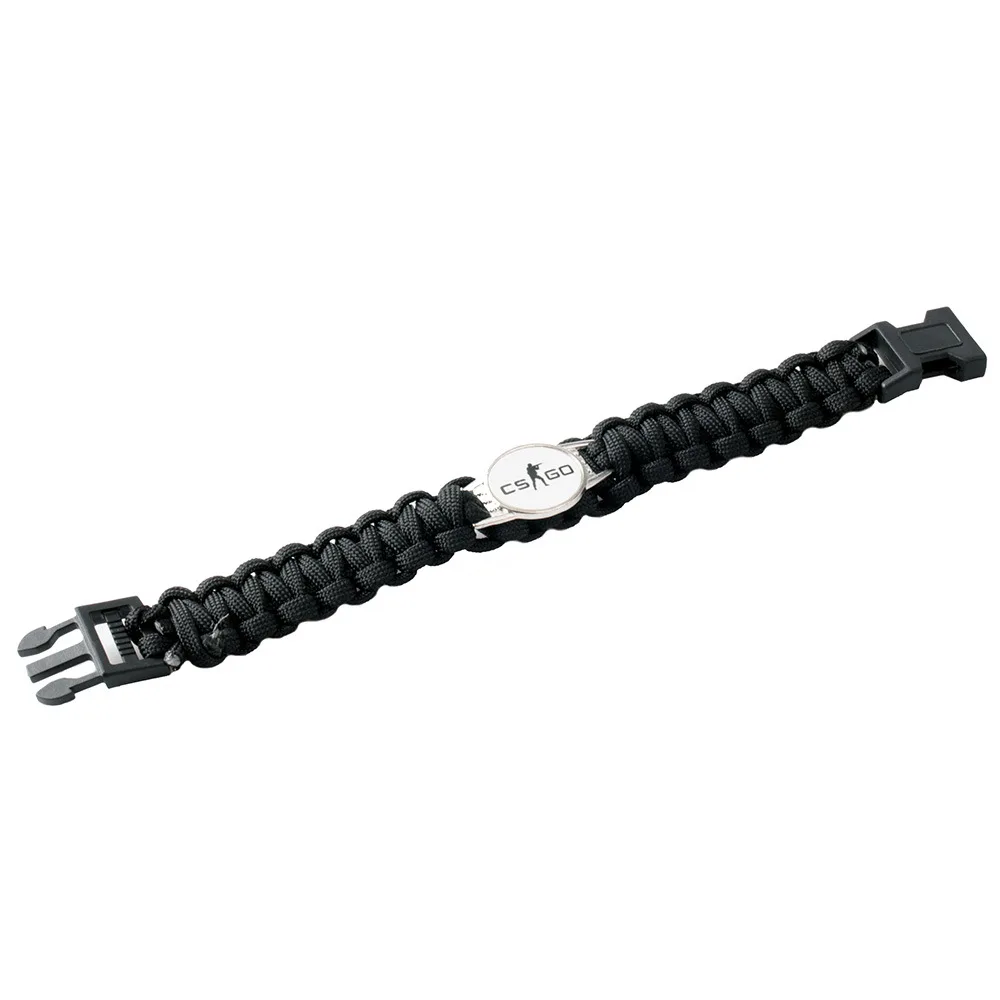 Игровой браслет CSGO Counter Strike сплав синий логотип панк для мужчин и женщин