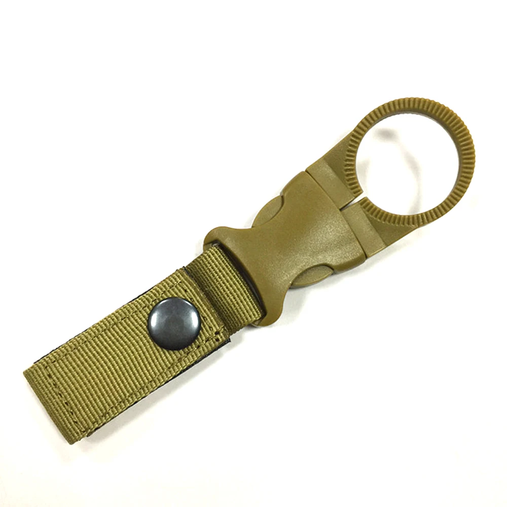Военная Униформа Multi-functional Пряжка тесьма ремни Высокая прочность нейлон Molle бутылка для воды карабин ремень висит брелок ключ крюк