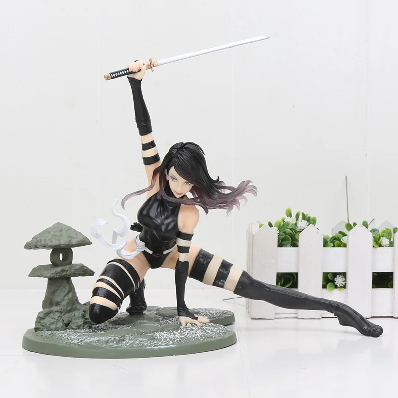 16 см статуя bishujo Psylocke X-Force костюм в стиле ниндзя MK154 фигурка игрушки Brinquedos Фигурки Коллекция Модель подарок