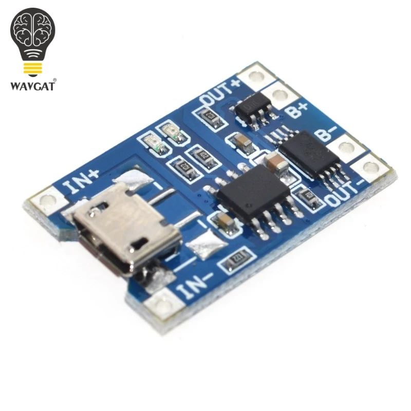 Умная электроника 5 в Micro USB 1A 18650 литиевая батарея зарядная плата с защитным