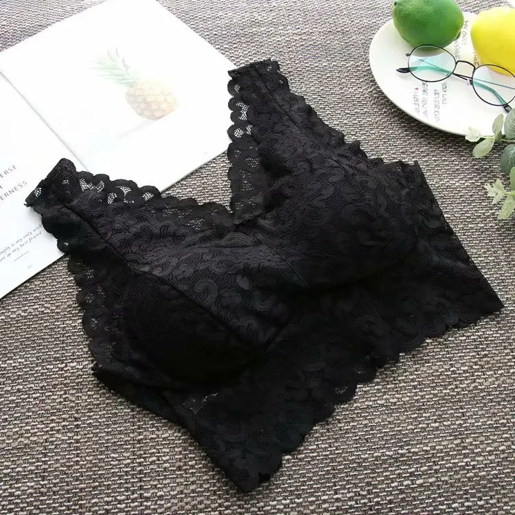 2019 размера плюс женское тонкое кружевное нижнее белье без косточек с широкими