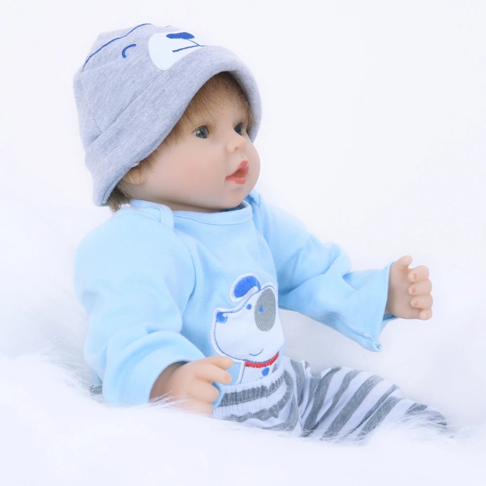

Reborn Baby Dolls Cloth SiliconeCloth Body Babies 22 inch So Truly Baby Reborn Kids Fashion Children Kids Gift Brinquedos