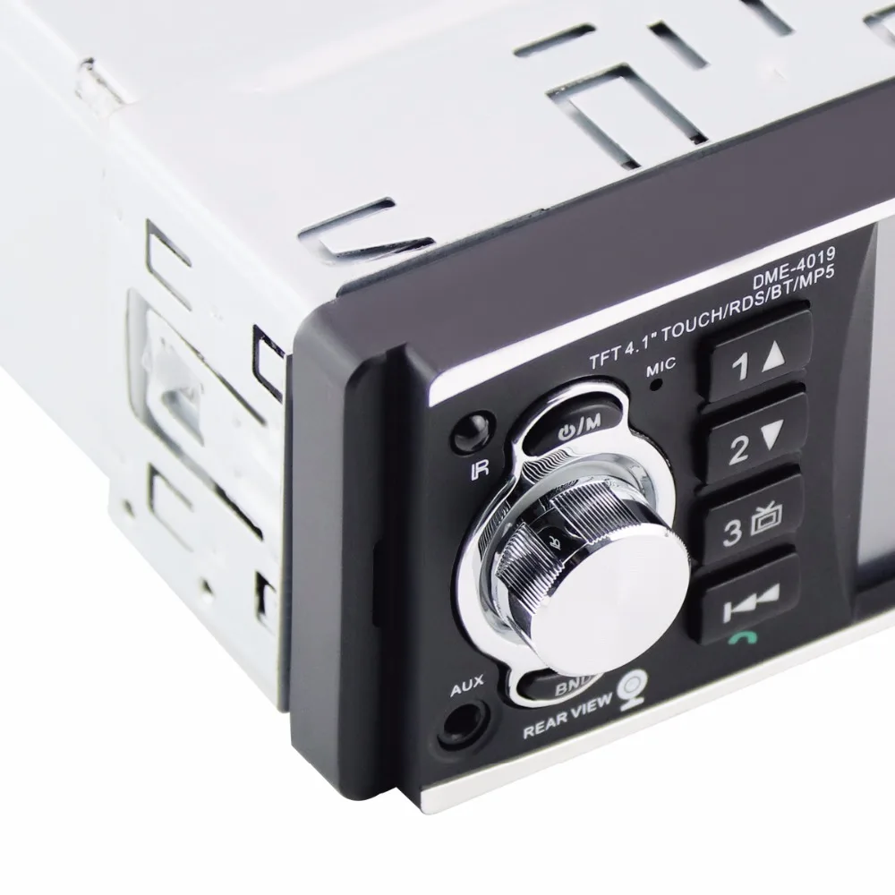 1 Din Автомобильная Радио 4 &quotTFT сенсорный экран аудио стерео USB FM RDS Bluetooth Камера