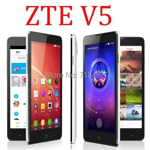 Original ZTE V5 Nubia V9180 WCDMA Mobile Phone MSM8926 1GB RAM Android 4.4 1280x720 13MP Camera GPS Cell phone
