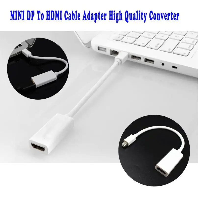 HIPERDEAL цифровые кабели аудио видео кабель Mini DisplayPort к HDMI адаптер Высокое качество