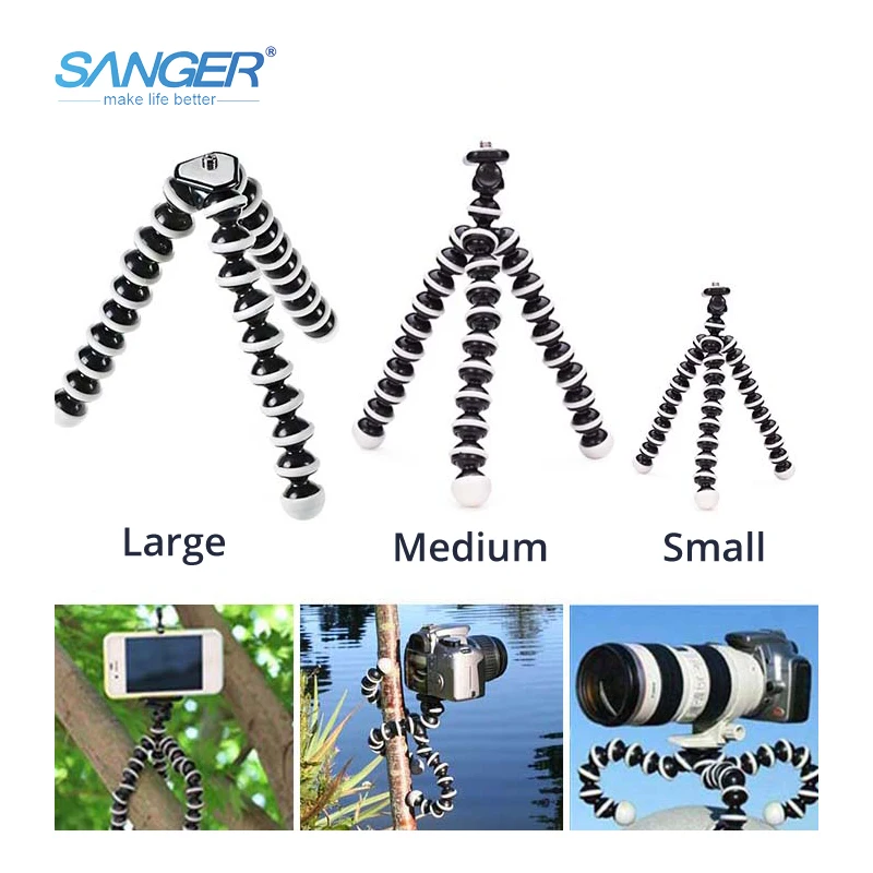 Штатив SANGER SLR для экшн камеры штатив тренога с держателем крепления и зажимом
