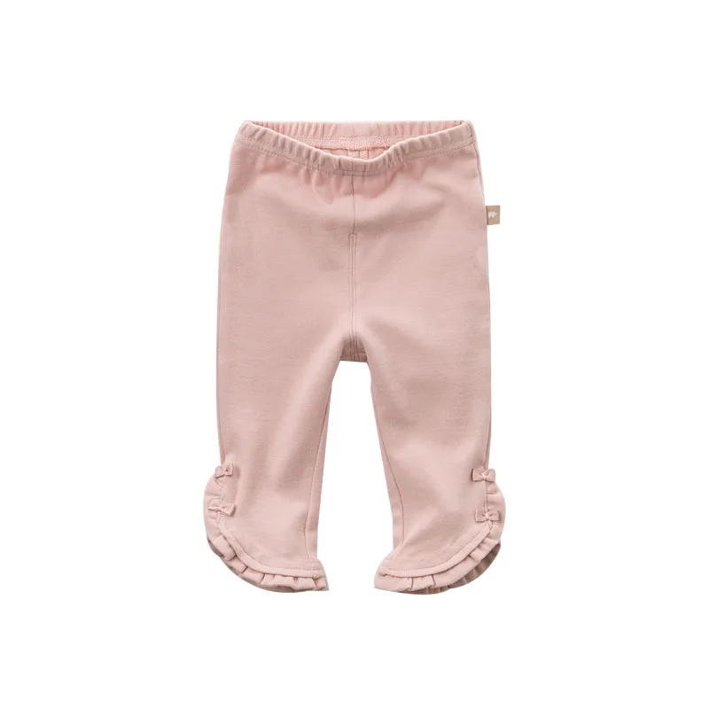 pink DBM9916 dave bella/весенние штаны для маленьких девочек детские длинные штаны детские брюки для малышей - Цвет: pink