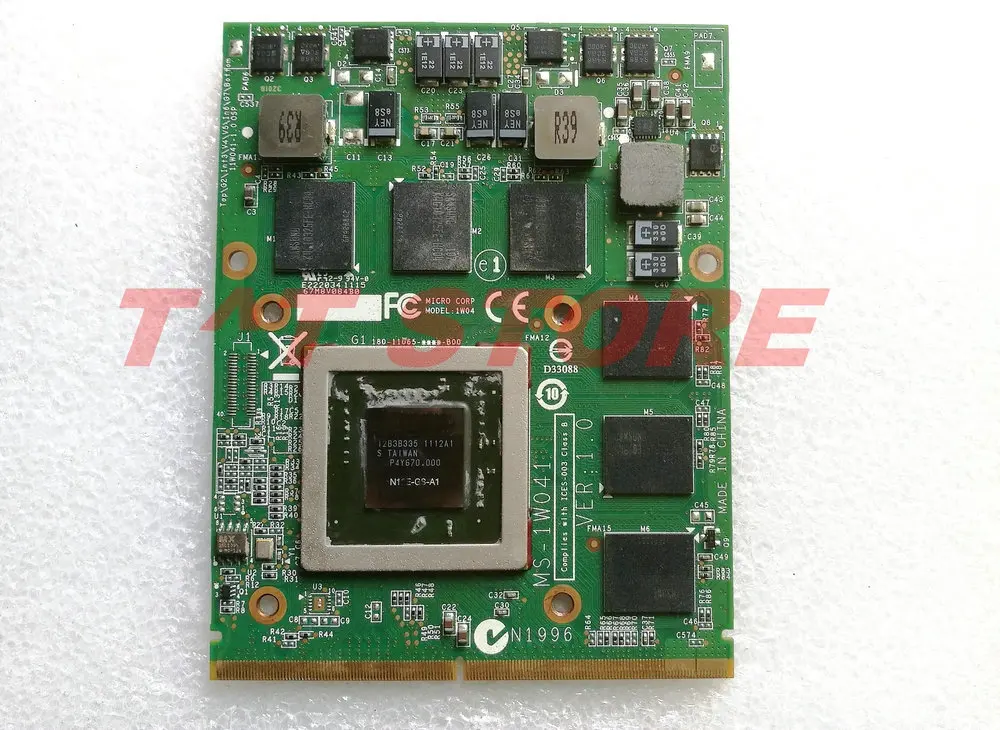 Видеокарта GTX460M GTX 460M VGA для msi 16F1 16F2 16F3 1656 1727 GX740 GX640 GT660 GT780 GT663 GX660 GT680 GT683 GT680|Кулеры и