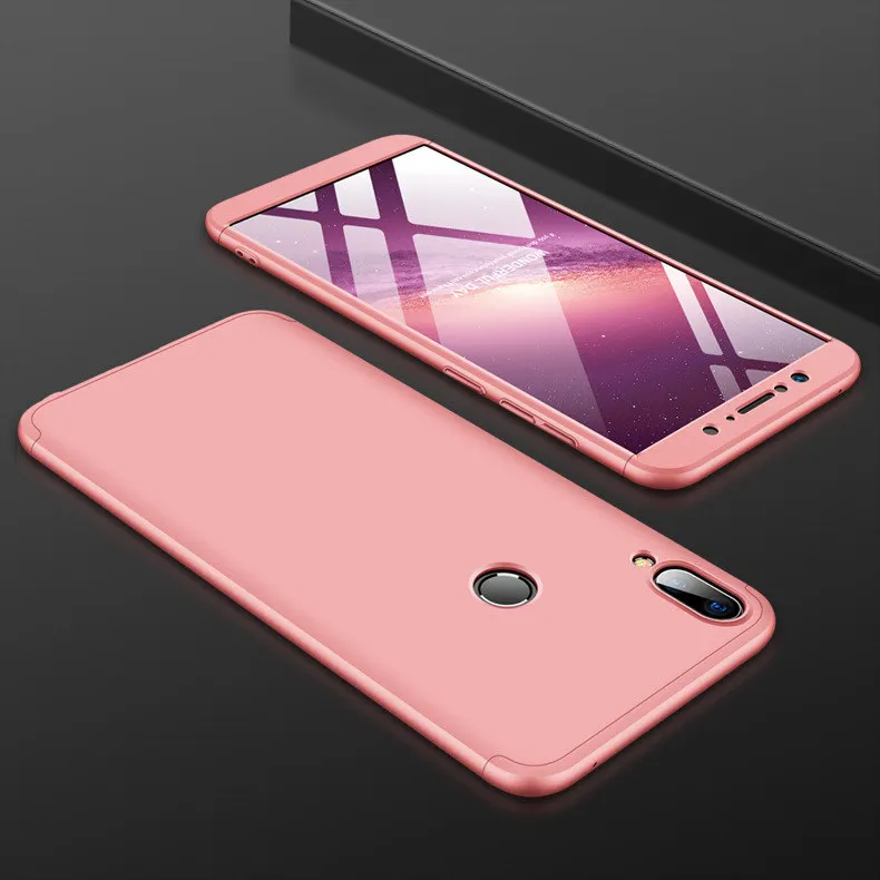 Rose Golden 3-в-1 закаленное Стекло+ чехол на asus zenfone max pro(m1) zb602kl / стекло на асус зенфон макс про м1 zb602kl чехол на асус макс про м2 zb631kl - Цвет: Rose Golden