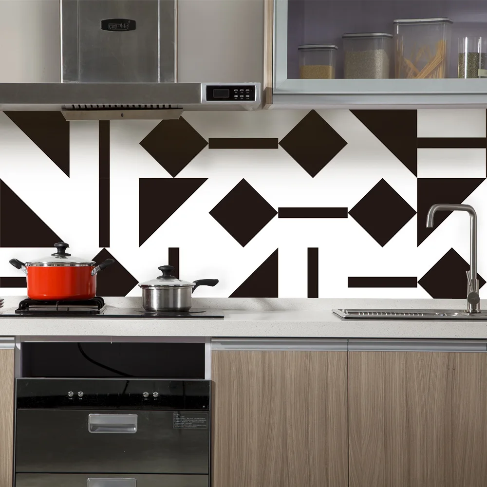 Fun Vision самоклеющаяся кухня ванная пластик плитка стикер водонепроницаемый