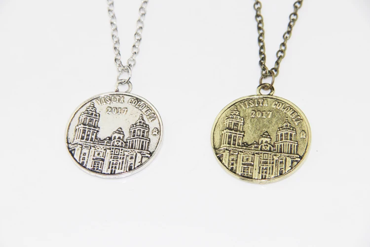 ZRM модное ювелирное изделие винтажное ожерелье с подвеской в виде папы Франсиска