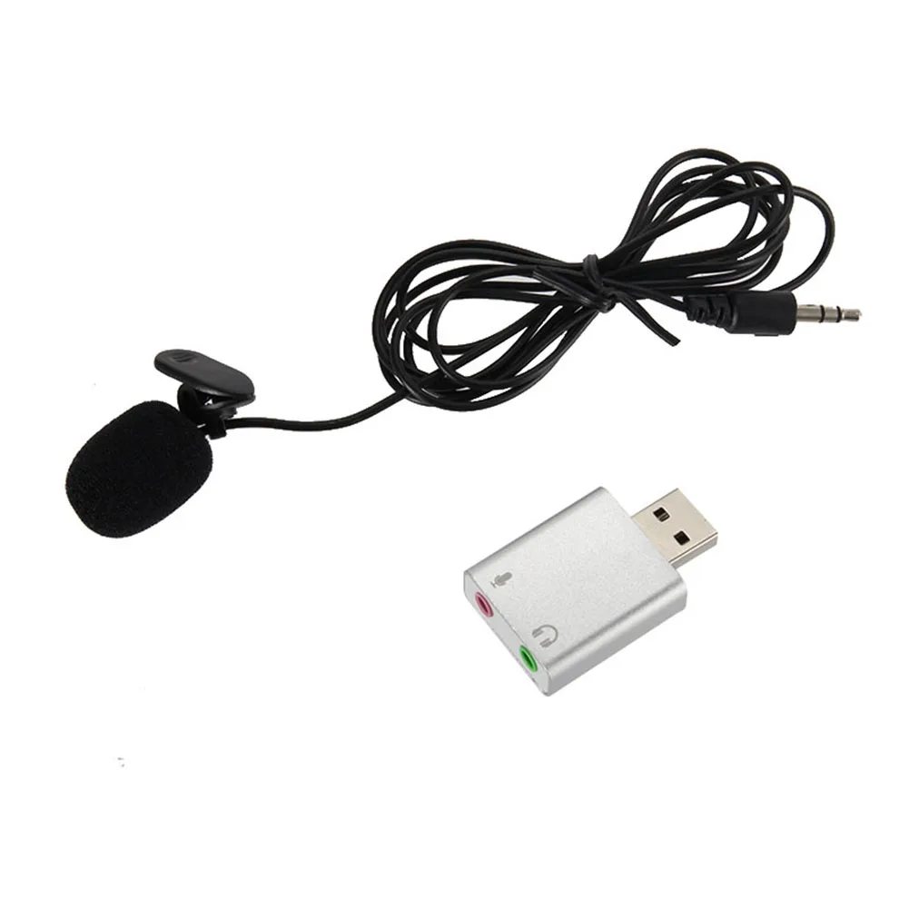 2019 горячий USB отворот микрофон клип на кардиоидный конденсаторный компьютерный