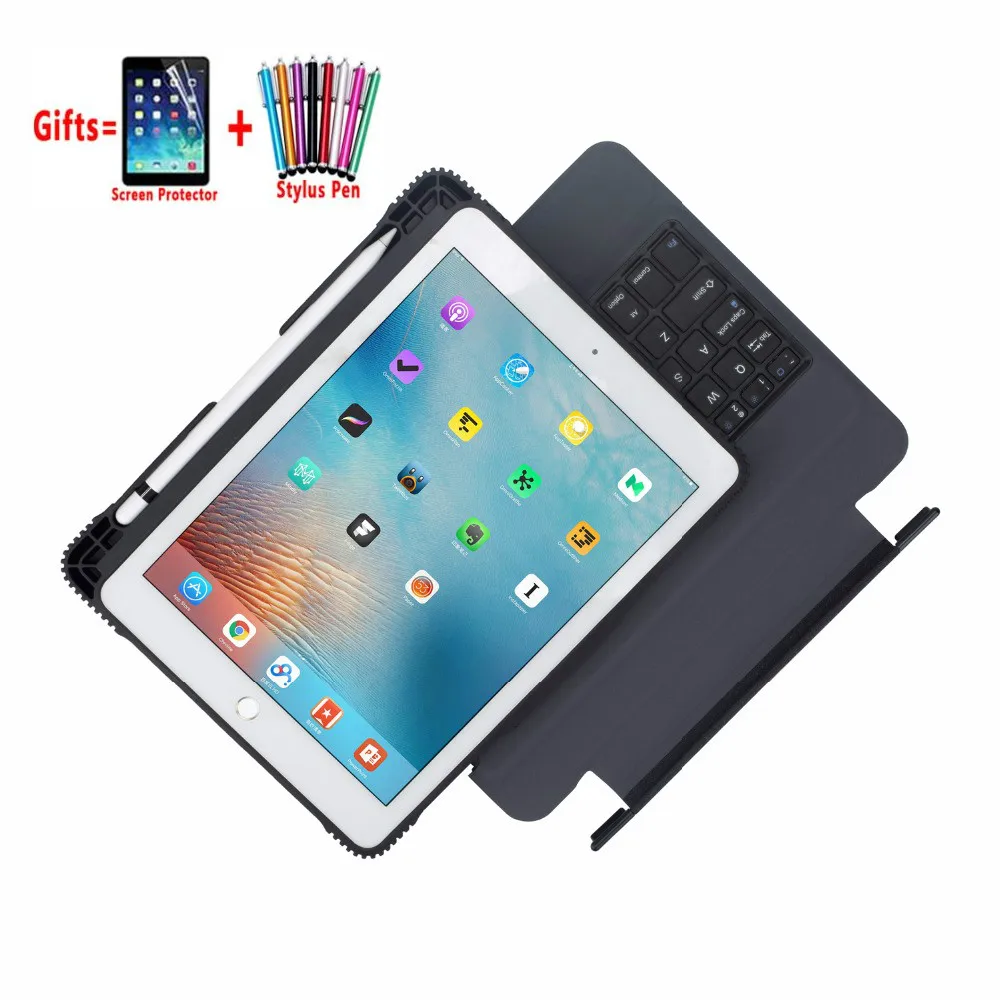 Ультратонкий съемный чехол с беспроводной Bluetooth клавиатурой Женский для A1701 A1709