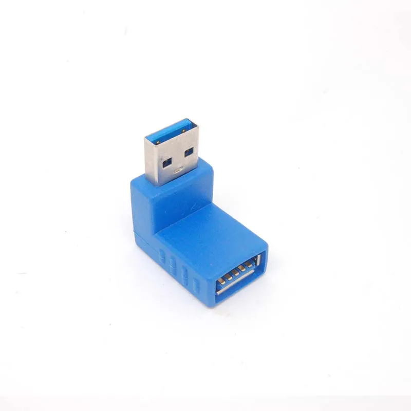 10 шт usb3.0 A штекер к женскому удлинительному кабелю 90 градусов правый угол адаптер