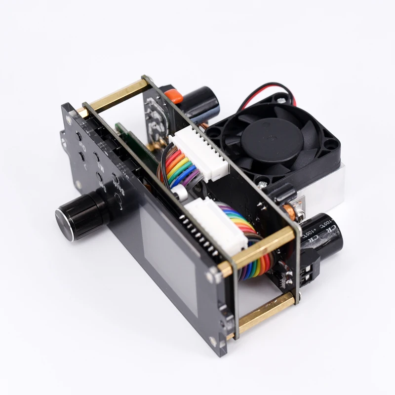 6005S USB Связь постоянного DC-DC Напряжение текущий понижающий Питание понижающий Напряжение преобразователя вольтметр с алюминиевой крышкой, 50В 5A 12 V