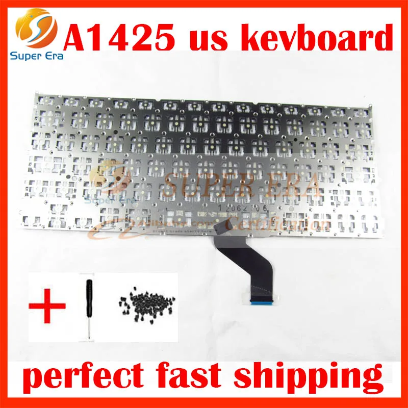 10 шт./лот для Macbook Pro Retina 13 &quotA1425 MD212 MD213 ME662 американская Америка клавиатура без