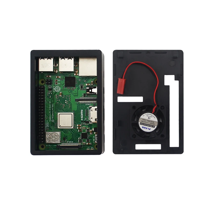 Raspberry Pi 3 Model B + 5 дюймовый ЖК экран ABS корпус RPI Модель черный пластиковый для 3B