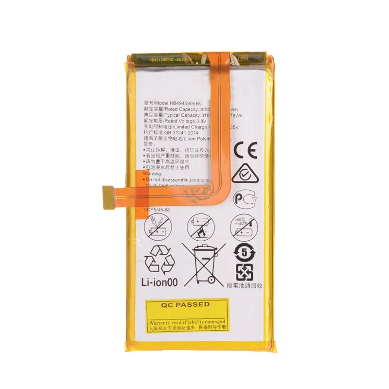 Оригинал Аккумулятор для Huawei Honor 7 Glory PLK TL01H ATH AL00 AL10 HB494590EBC 3000mAh|Аккумуляторы