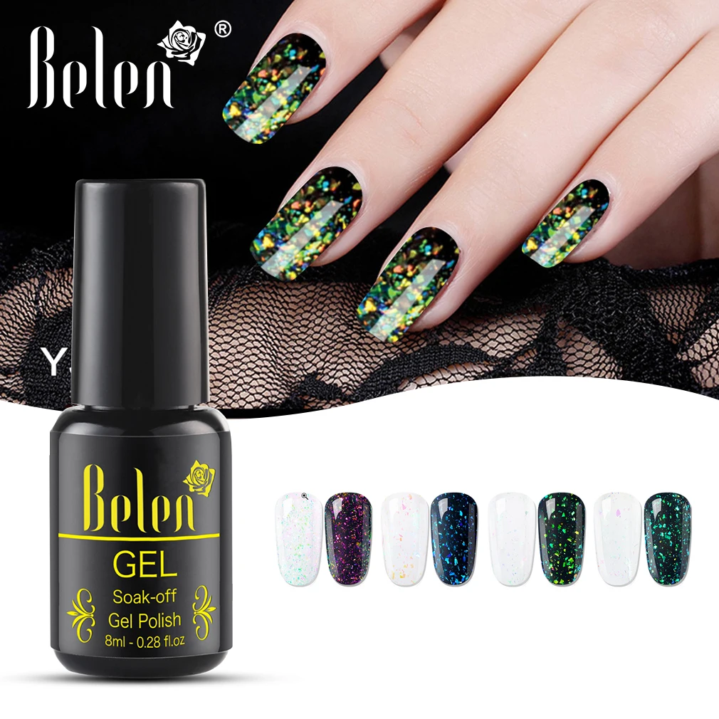 Хамелеон звёздный Гель-лак для нейл-арта 8 мл блестки отмачиваемый УФ-Гель-лак