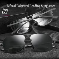 2019 real leesbril bifocal polarized reading sunglasses 0 75 1 1 5 1 75 to 3 75 see near and far retro pilot large frame