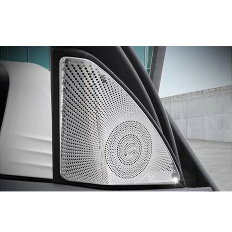 2 шт. хромированные панели для передней двери колонки Mercedes-Benz C Class W205 2015-2017 |