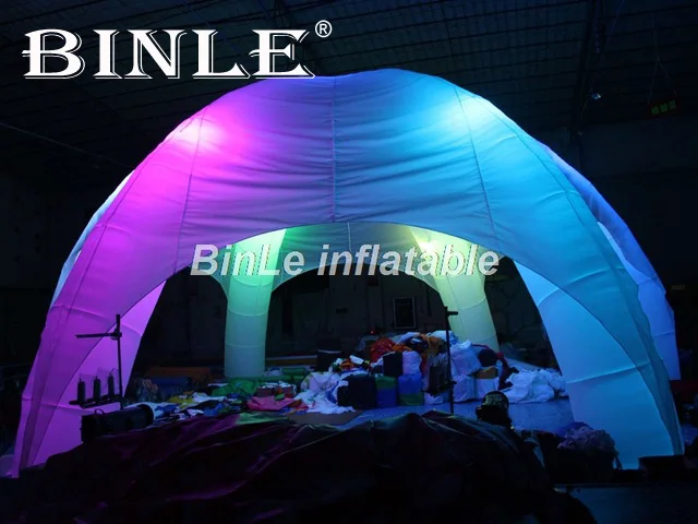 Большая Надувная купольная палатка со светодиодными лампами 6 ножек|tents for events|tent