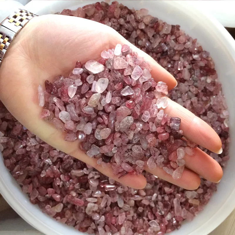 Натуральная клубника блестящий минерал Очищающий размагниченный аквариум