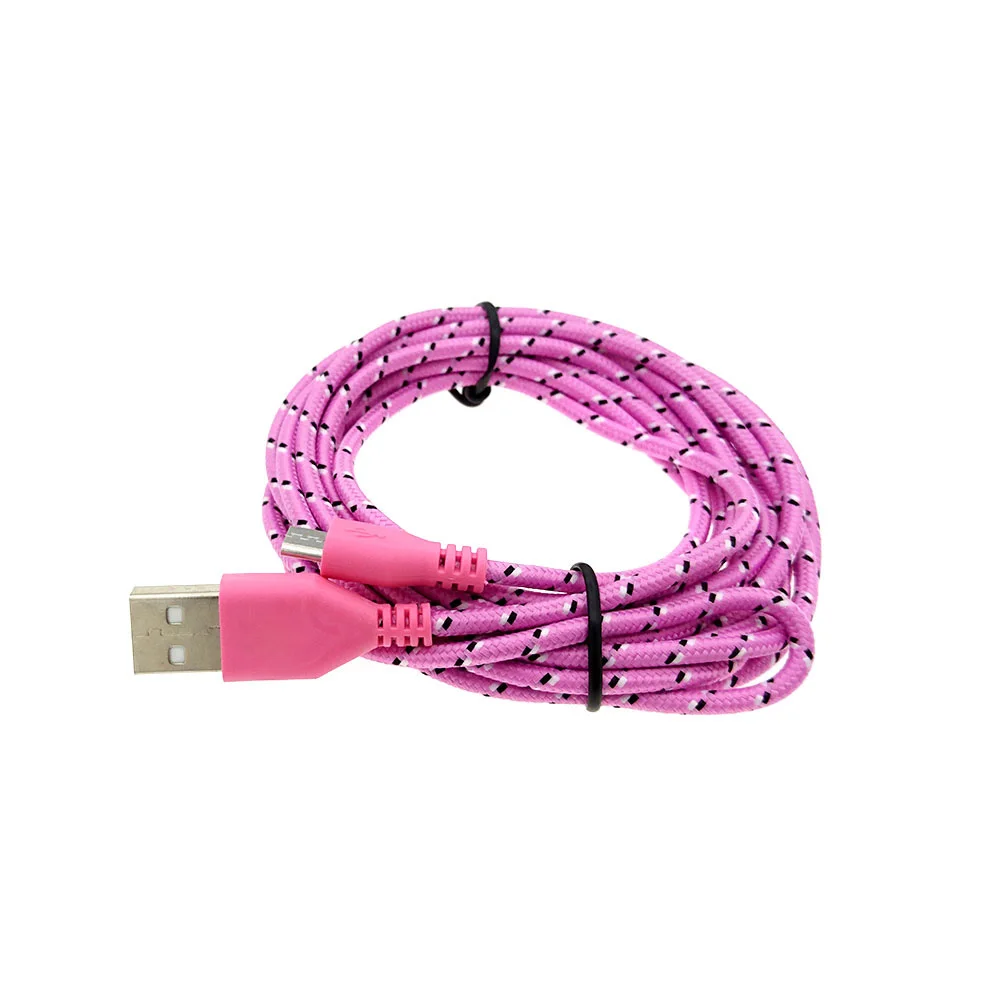 HOMEBARL 3 Meters 3M Braided Durable 8 Pins USB Charger Charging Sync Fabric Cable For Samsung iphone SE 5S 6 6S 7 Plus 1C36/46 | Мобильные