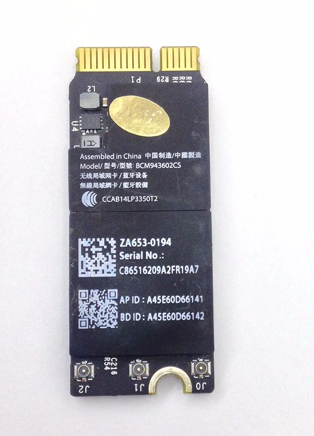 661 02363) Airport Беспроводной карты Wi Fi Bluetooth 4 1 для Apple MacBook Pro 13 a1502 2015 retina A1398 2016|ЖК-экран