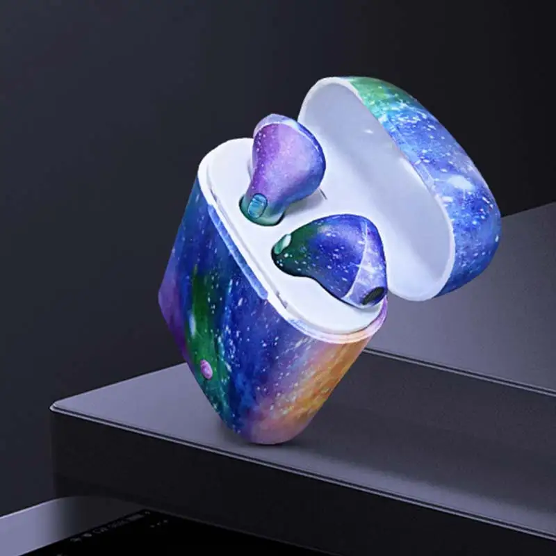 GYKZ Bluetooth Wireless Earphone For I7S With Charging Box Coloured Drawin Sport Headphone Mobile Phone | Электроника